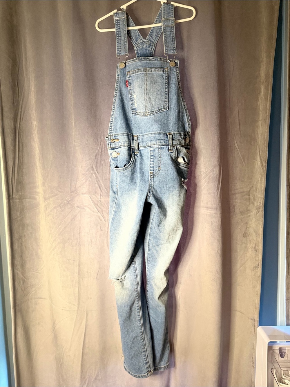 Levi's Light Blue Denim Women's Overalls